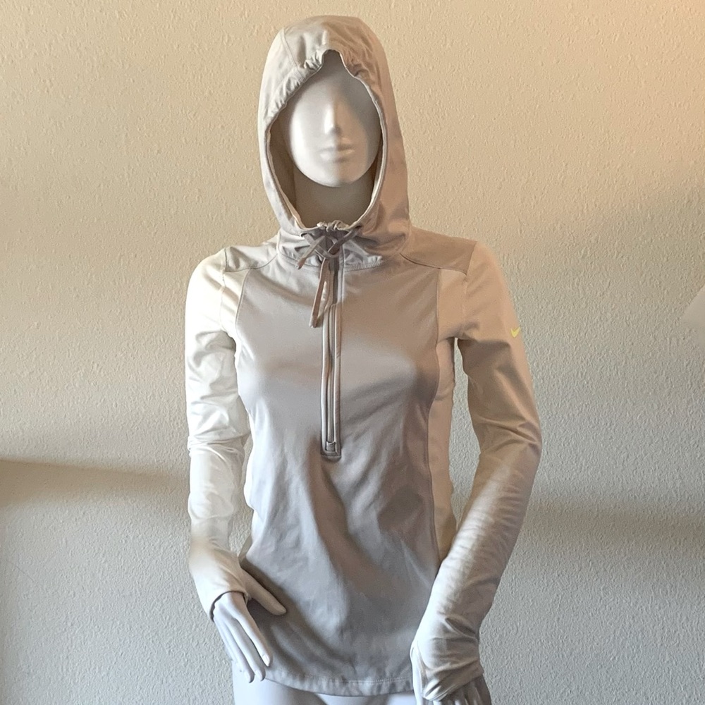 Nike Pro split sleeve hooded running jacket